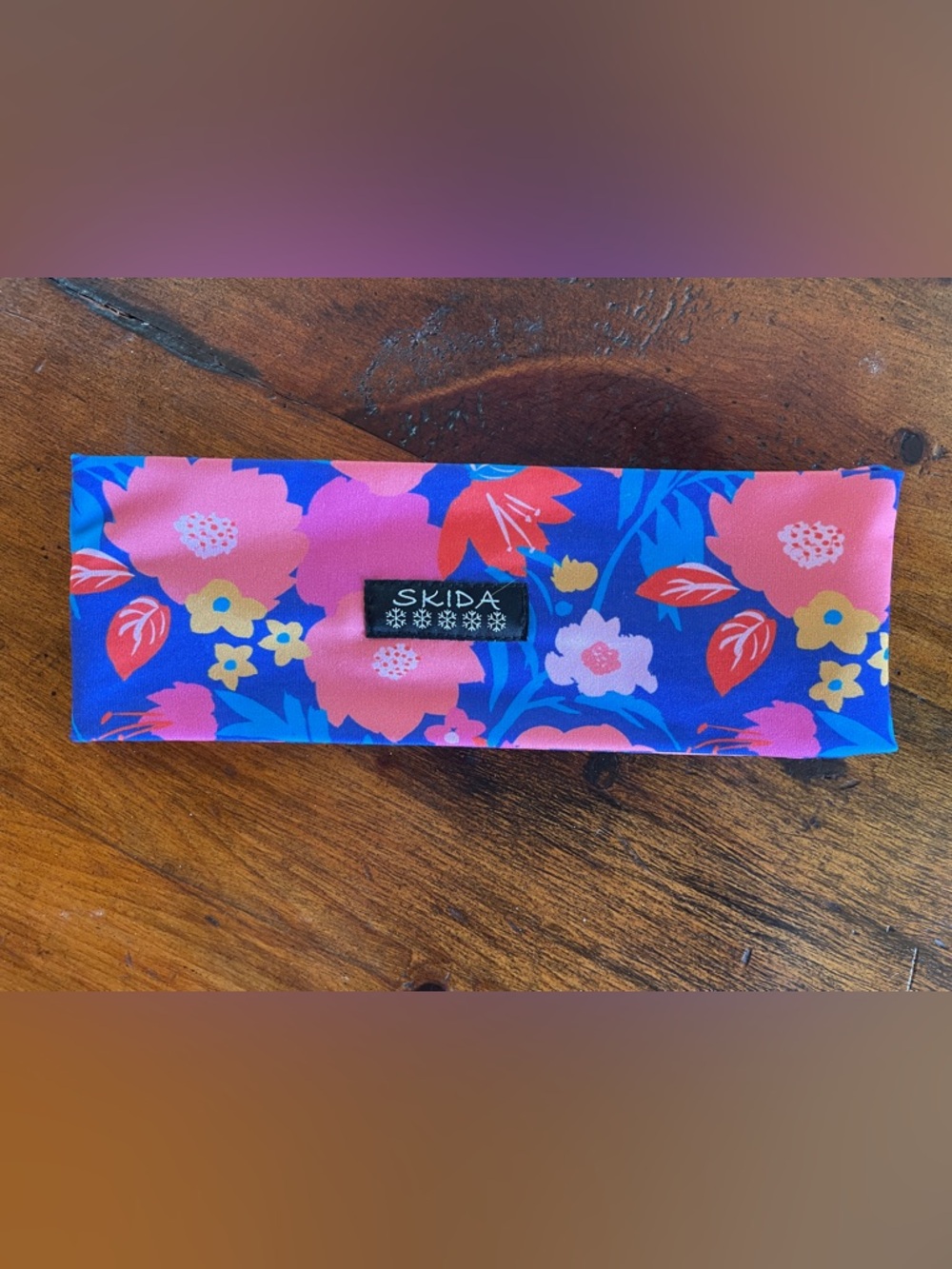 Skida Women's Floral Blue Pink Headband